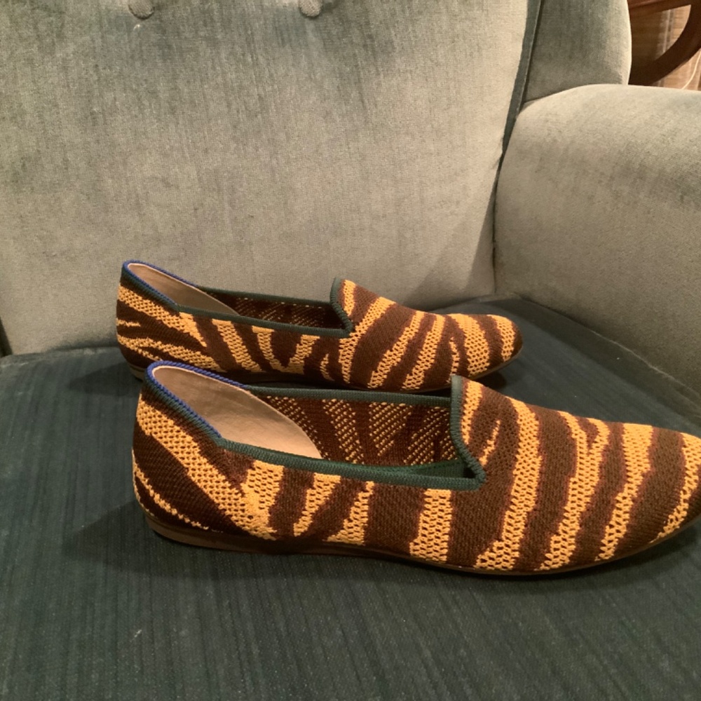 Rothys Chai Zebra Loafers - image 2